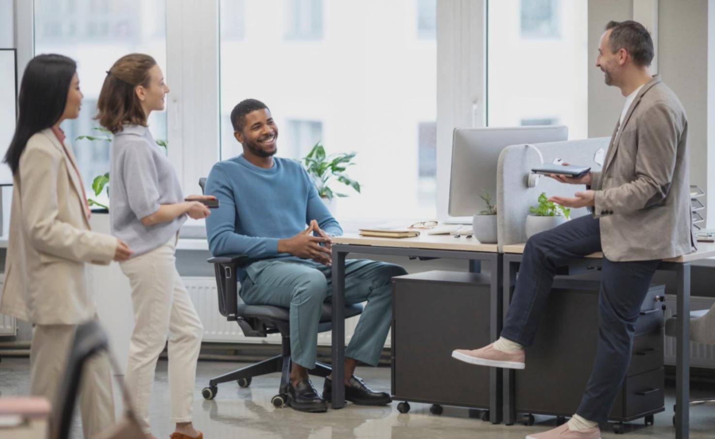 Historische Aufnahme unseres ersten Büros in Wolfsburg